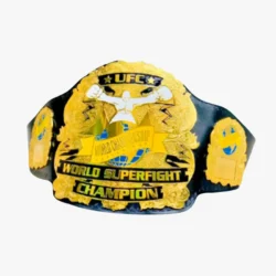 Old UFC MMA World SUPERFIGHT Championship Replica Title Belt