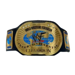 WWF Oval IC Intercontinental Championship Leather Belt