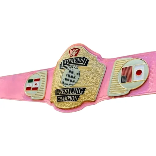 WWF Women Heavyweight Wrestling Championship Replica Title Belt