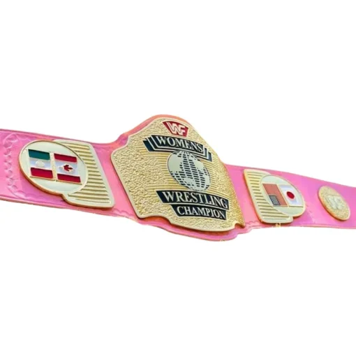 WWF Women Heavyweight Wrestling Championship Replica Title Belt